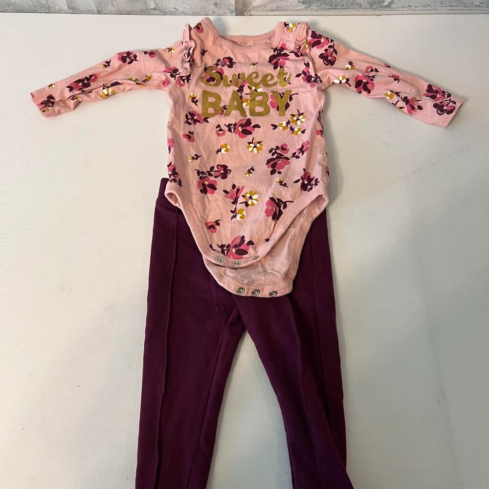 BABIES GRANIMALS ONSY TOP AND STRETCHE PANTS BOTTOM OUTFIT